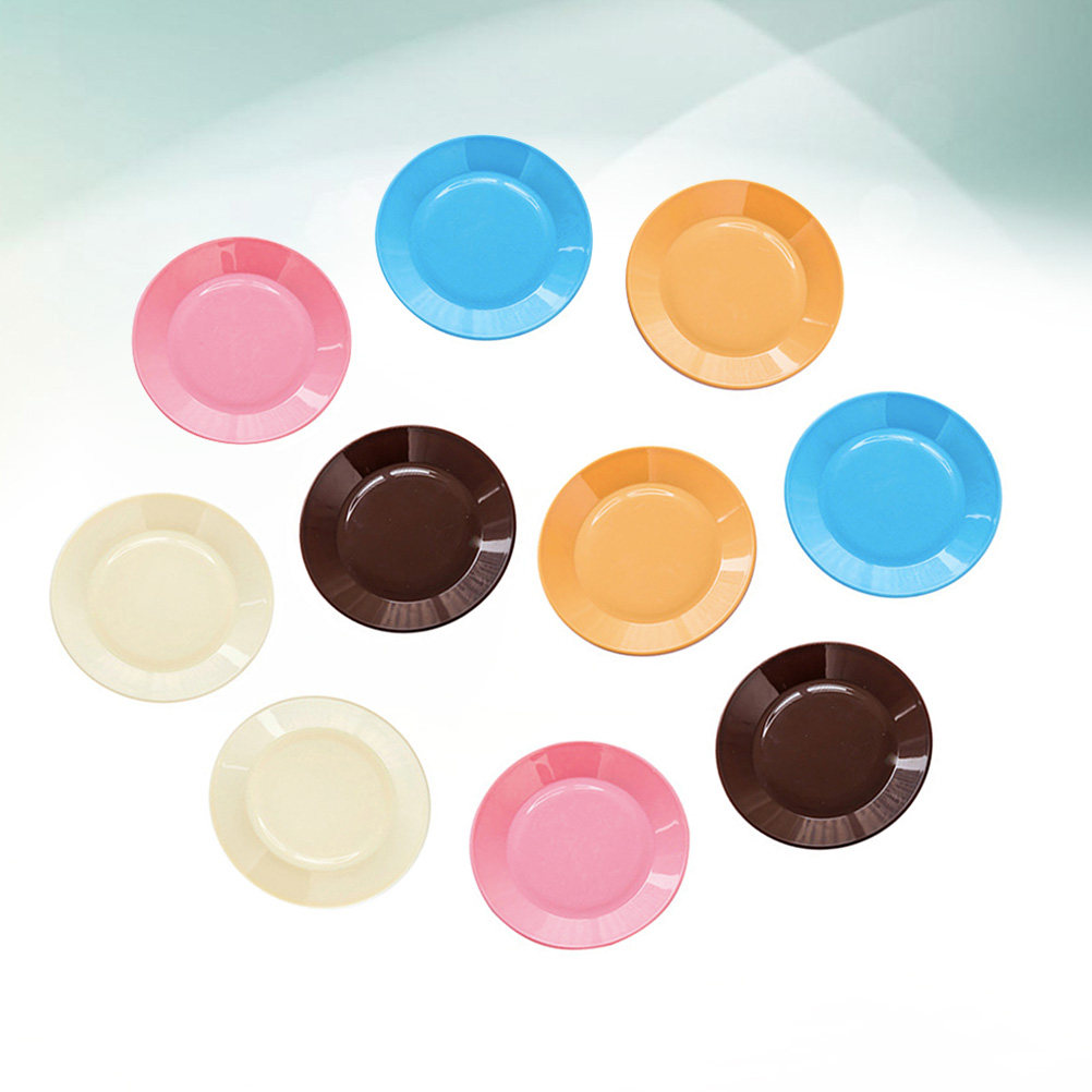 Zero Food Snacks - จานอะคริลิกสำหรับใส่ขนม 10 ชิ้น ทนทานต่อการสึกหรอ เหมาะสำหรับใส่ผลไม้ ลูกอม