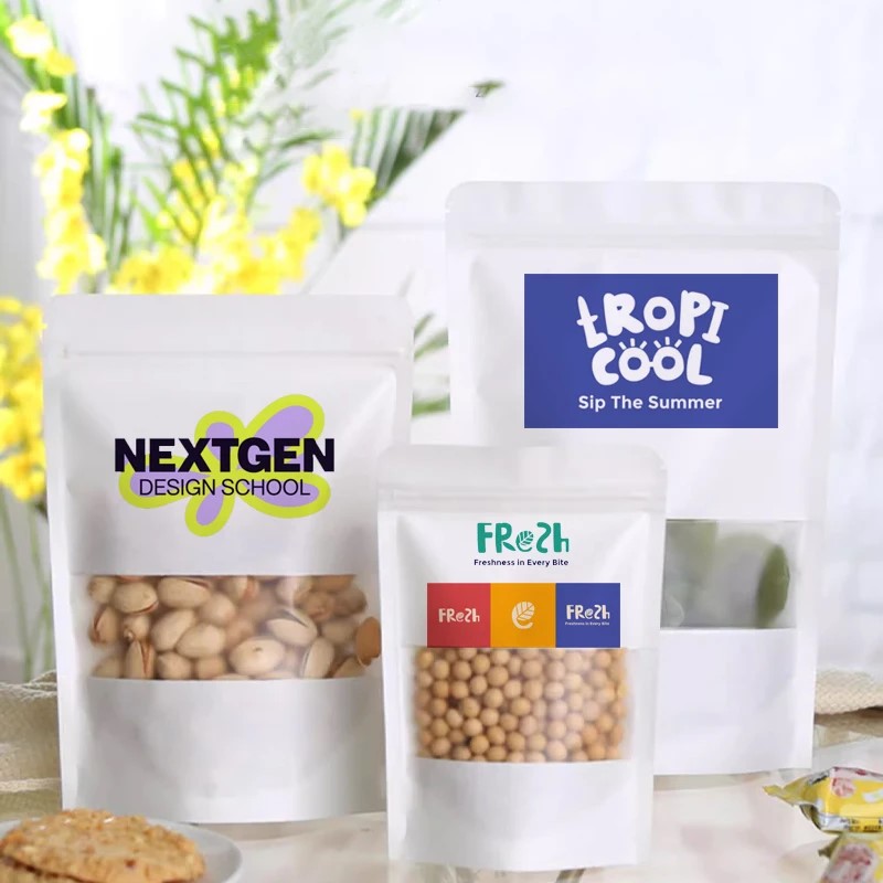 ถุงซิปล็อคแบบตั้งได้ 50 ชิ้น ผ - Food Lovers Snacks บทวิจารณ์และราคา